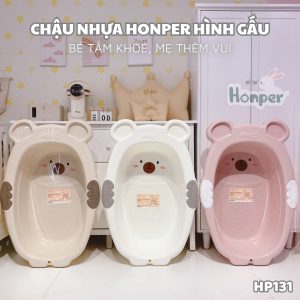 Chậu Tắm Nhựa Honper Hình Gấu - HP 131