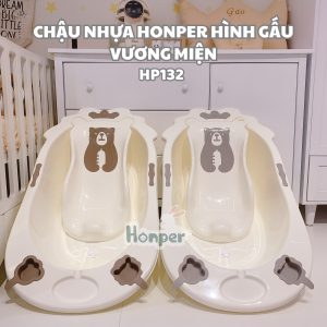 Chậu Nhựa Honper Hình Gấu Vương Miện - HP 132