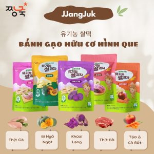 Bánh gạo hữu cơ thanh que