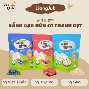 Bánh gạo hữu cơ thanh dẹt