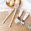 Set đũa kèm dĩa thìa gấu