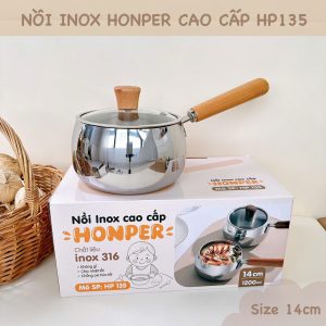 Nồi inox Honper cao cấp size 14cm