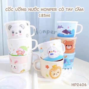 Cốc uống nước có nắp 185ml