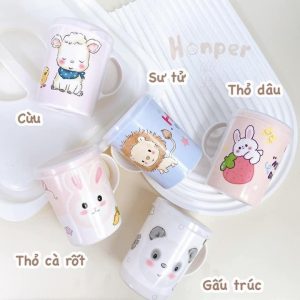 Cốc uống nước có nắp 230ml