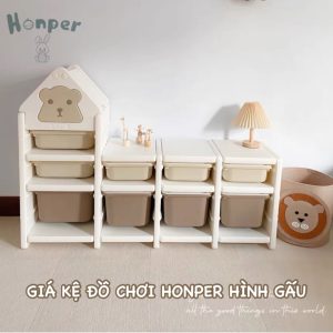 Giá kệ đồ chơi Honper hình gấu