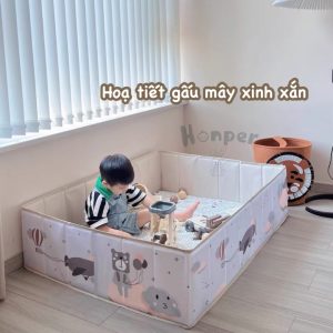 Bể đựng bóng gấp gọn hình chữ nhật