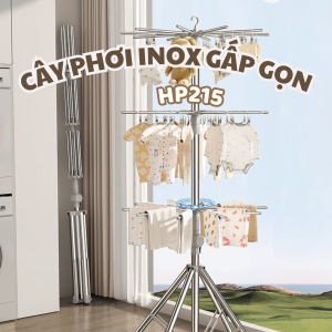 Cây Phơi Inox Gấp Gọn Honper - HP 215