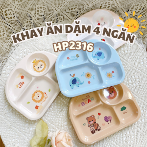 Khay Ăn Dặm 4 Ngăn Honper - HP2316