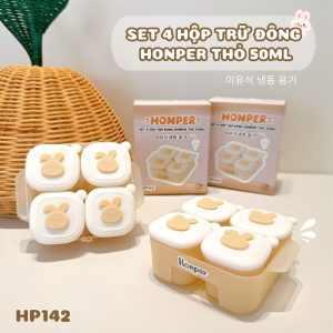 Set 4 Hộp Trữ Đông Honper Thỏ - HP142
